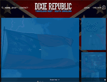 Tablet Screenshot of dixierepublic.com